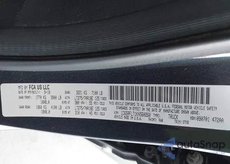 2019 Ram 1500 Rebel 4X4 5'7 Box from USA, damaged, VIN 1C6SRFLT1KN560260